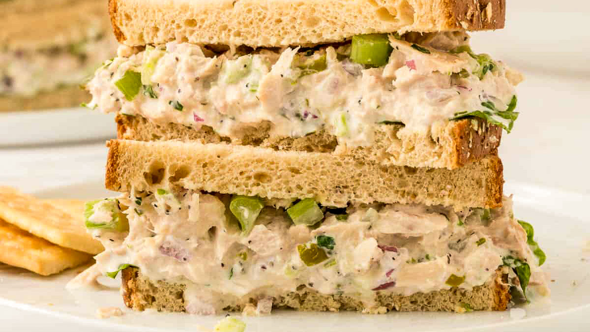 Kid's menu - A roasted Tuna Melt sandwich 